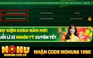 Nhận Code Nohu88 198k  