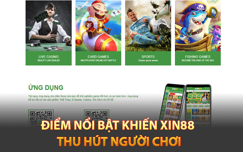 Xin88 – Điểm Đến Cá Cược Xuất Sắc Nhất Việt Nam 3 Điểm nổi bật khiến Xin88 thu hút người chơi