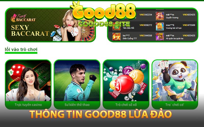 Good88 Lừa Đảo Cược Thủ Có Đúng Là Sự Thật Không? 2 Tìm hiểu thông tin Good88 lừa đảo